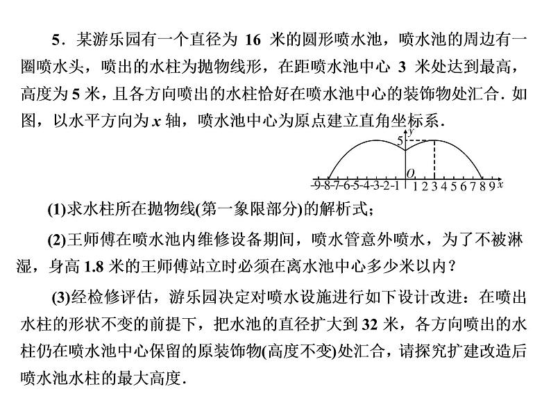 中考专题六 二次函数的实际应用课件PPT第6页