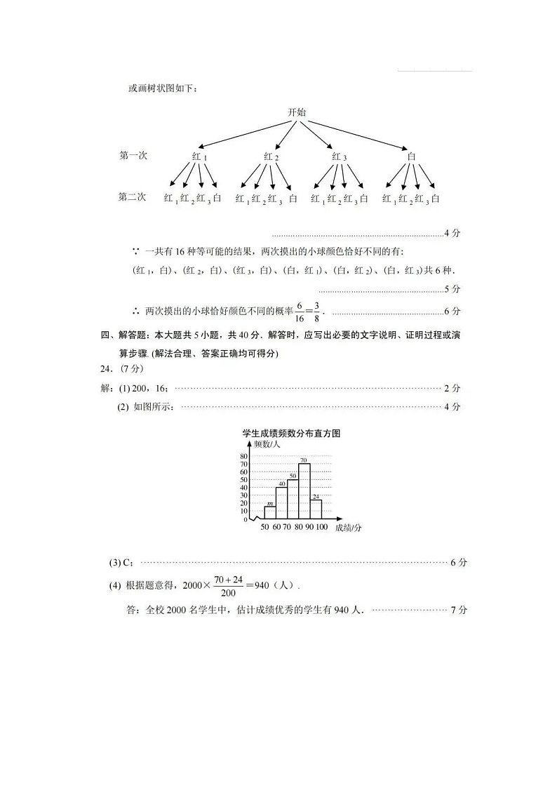 2021年甘肃省定西市中考数学试卷（扫描版，含答案）03