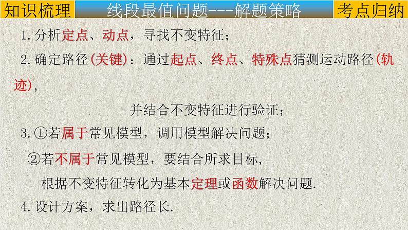 几何模型-隐圆模型（求最值）-2022年中考数学第二轮总复习课件（全国通用）07