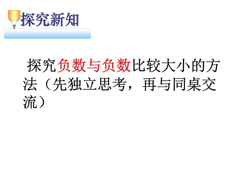 初中数学 人教2011课标版 七年级上册 有理数比较大小 课件第6页