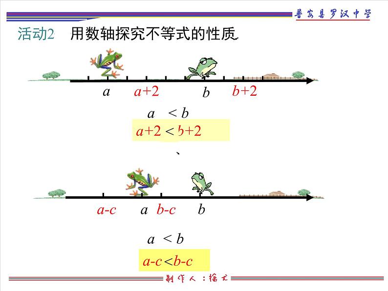 初中数学 湘教2011课标版 八年级上册 不等式的基本性质 课件第5页