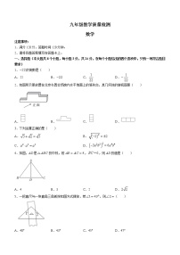 2022年陕西省西安市地区中考二模数学试题(word版含答案)