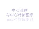 苏科版八年级数学下册9.2中心对称与中心对称图形课件PPT