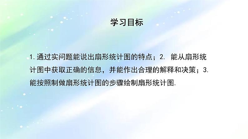 初中数学北师大版七上扇形统计图数据的表示——扇形统计图部优课件第3页