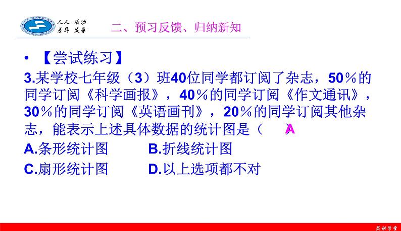 初中数学北师大版七上统计图的选择部优课件第8页