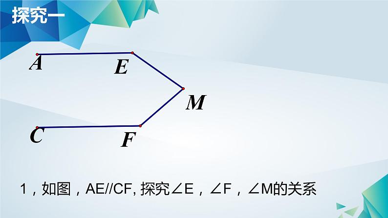 初中数学北师大版七下平行线的性质综合应用平行线的性质和判定——常用辅助线的作法部优课件第3页