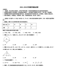 邗江实验2021-2022学年中考数学考试模拟冲刺卷含解析