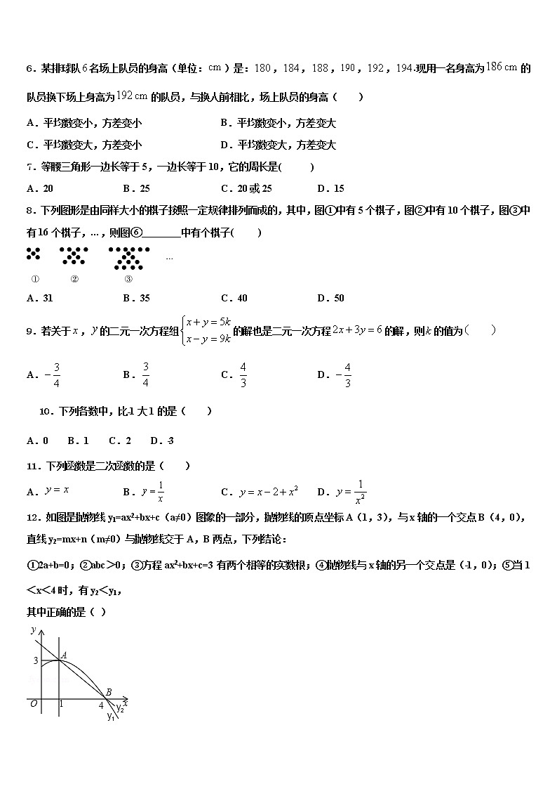 2021-2022学年广东省佛山市南海区重点中学中考数学模拟试题含解析02