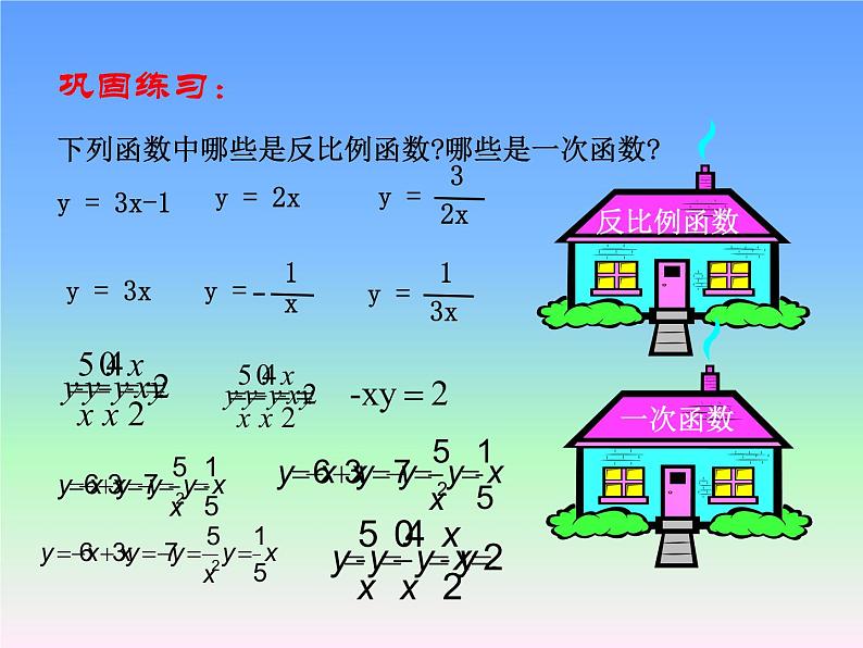 初中数学华东师大版八下反比例函数部优课件第8页