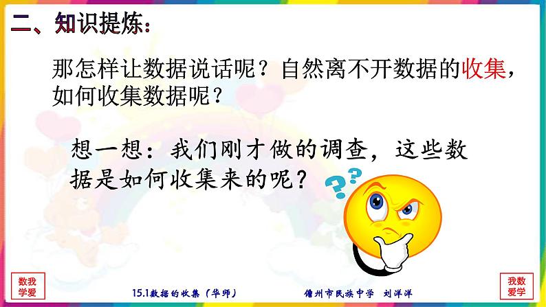 初中数学华东师大版八上数据有用吗数据的收集部优课件06