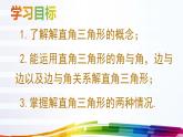 初中数学华东师大版九上解直角三角形部优课件