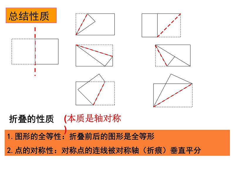 初中数学华东师大版八下阅读材料 完美矩形矩形的折叠部优课件第2页