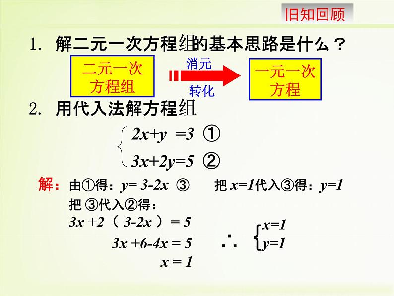 初中数学冀教版七下二元一次方程组的解法——加减消元法部优课件04