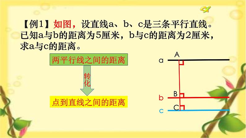 初中数学湘教版七下 两条平行线间的距离部优课件第8页