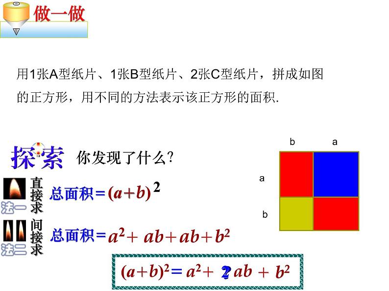 苏科版七年级下册数学课件 9.6数学活动 拼图 公式第2页