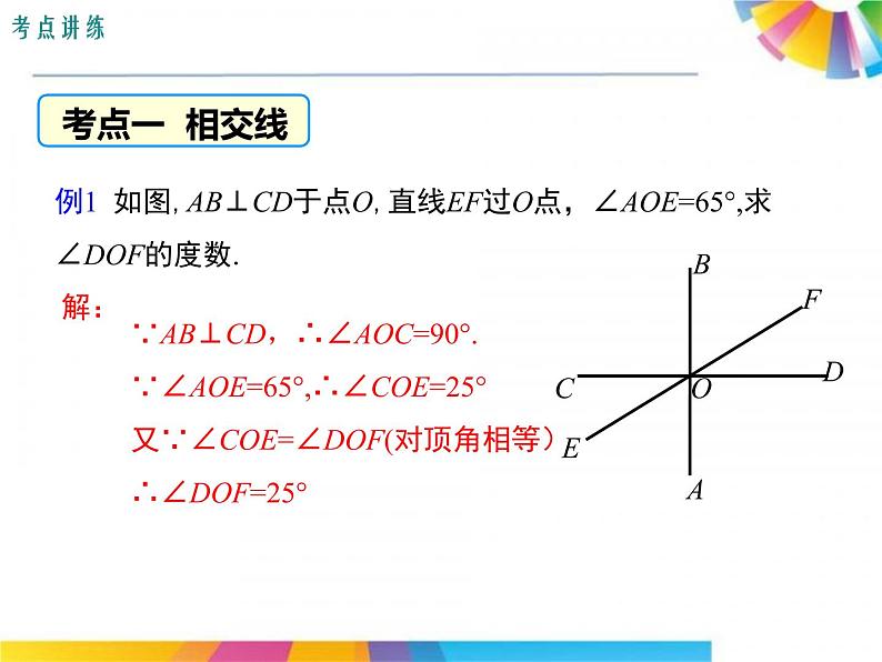 初中数学湘教版七下小结练习相交线与平行线部优课件05