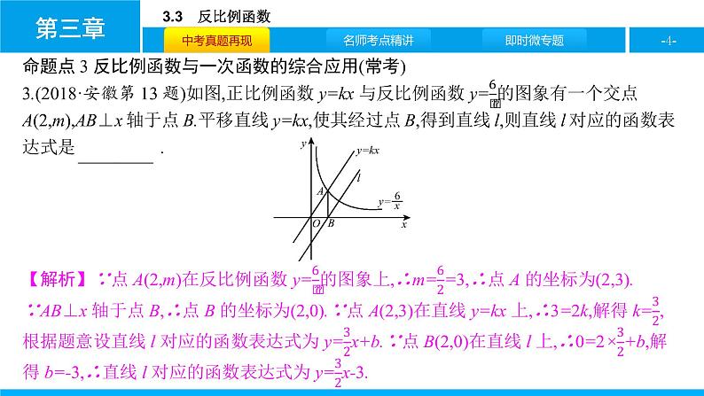 中考二轮专题3.3　反比例函数课件PPT第4页