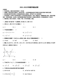 2021-2022学年广东省惠州市惠东燕岭学校中考数学最后冲刺浓缩精华卷含解析