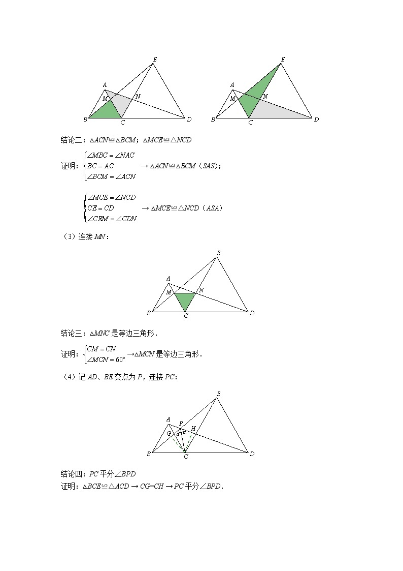 专题01 【精品】手拉手模型-2022年中考数学几何模型解题策略研究（课件+讲义）02