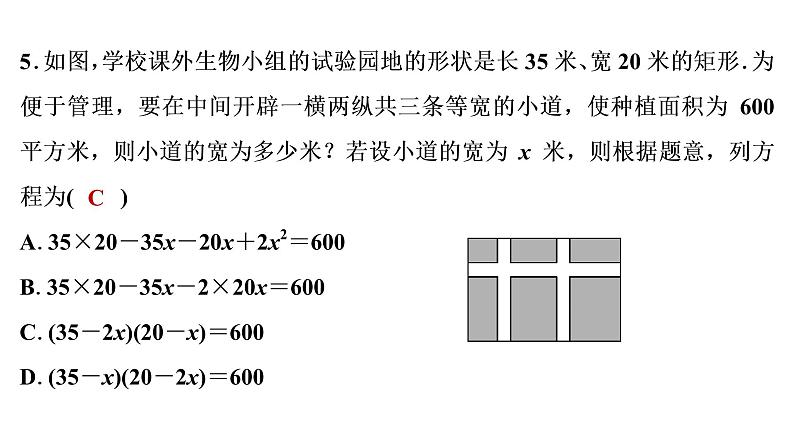 2022年中考 一轮复习 数学练测 课件一元二次方程及其应用第6页