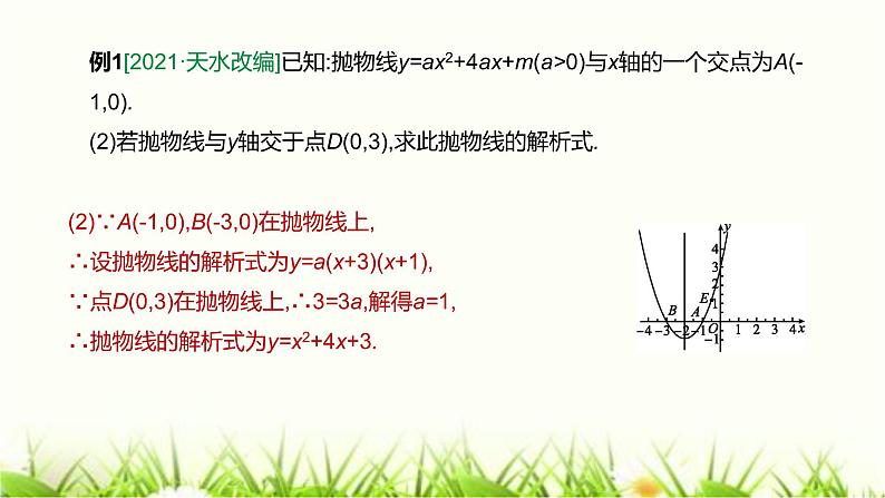 针对2022年广东省中考数学重点突破的特色专题--二次函数与几何综合类问题课件PPT08