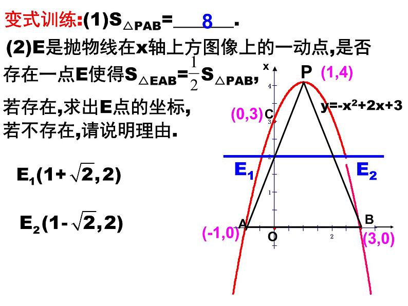 2022年中考数学专题复习课件 二次函数中的面积问题第7页