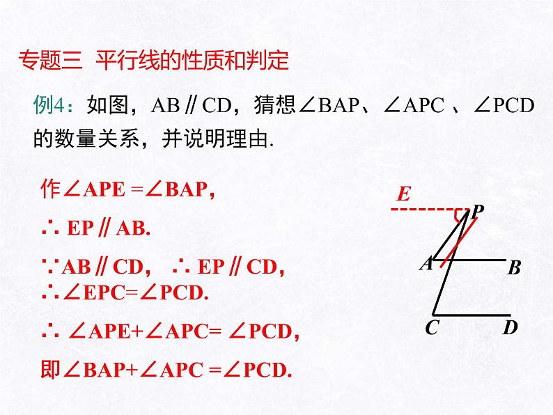 第五章  相交线与平行线 小结与复习课件   2021—2022学年人教版数学七年级下册第6页