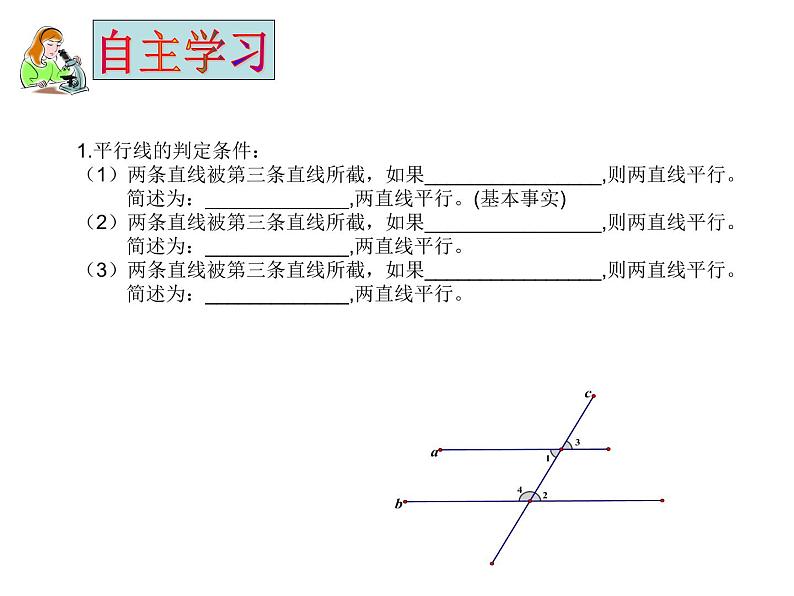 鲁教版（五四制）七年级下册数学 8.4平行线的判定定理 课件05