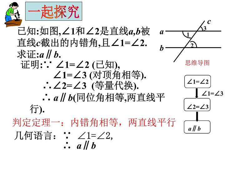 鲁教版（五四制）七年级下册数学 8.4平行线的判定定理 课件06