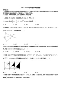 2021-2022学年黑龙江省哈尔滨市香坊区第六十九中学毕业升学考试模拟卷数学卷含解析