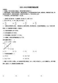 2021-2022学年河北省石家庄市平山县重点中学中考数学模拟精编试卷含解析