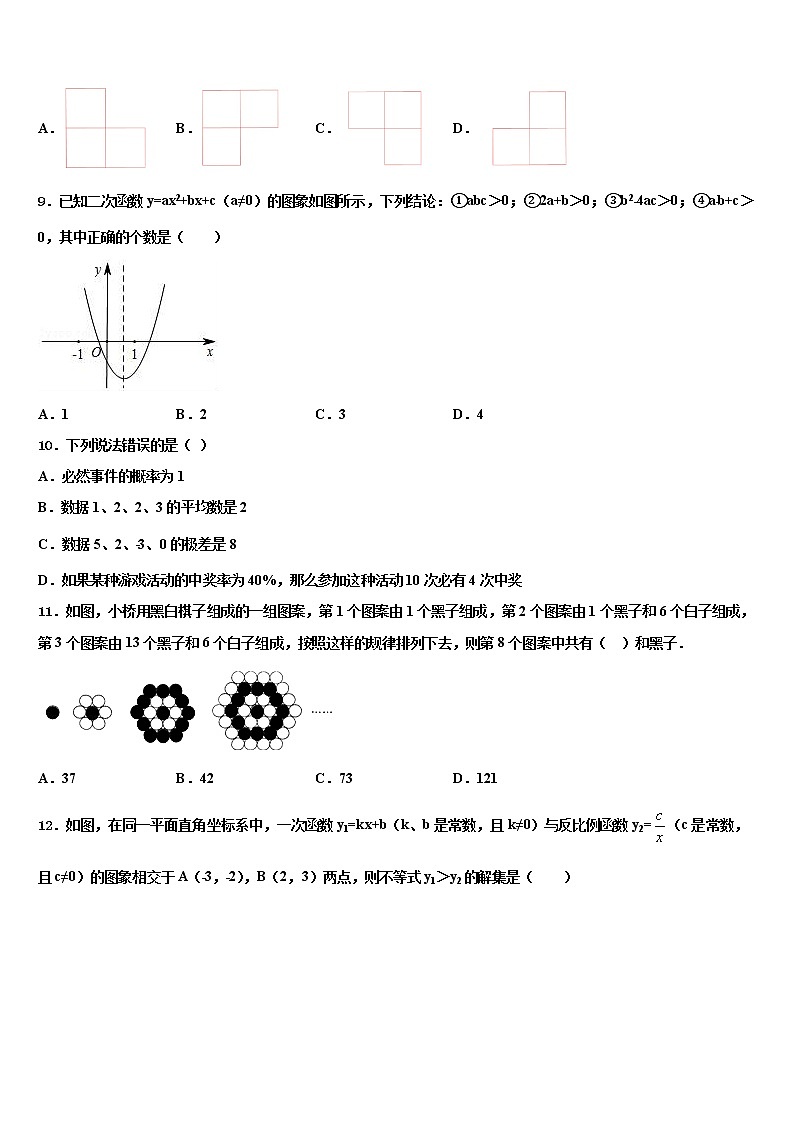 2021-2022学年江苏省丹阳三中学、云阳校中考数学对点突破模拟试卷含解析03