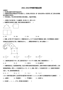 2021-2022学年湖北省孝感市孝南区八校（长湖中学中考数学最后冲刺模拟试卷含解析