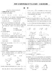2020河南省郑州外国语九年级三模数学试卷及答案