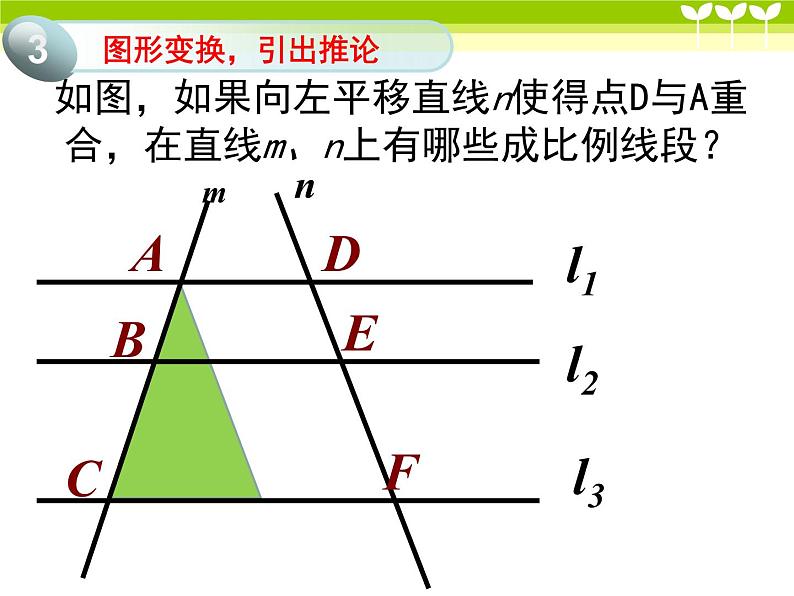 鲁教版（五四制）八年级下册数学 9.2平行线分线段成比例 课件第6页