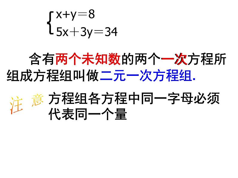 苏科版七年级下册数学课件 10.2二元一次方程组05