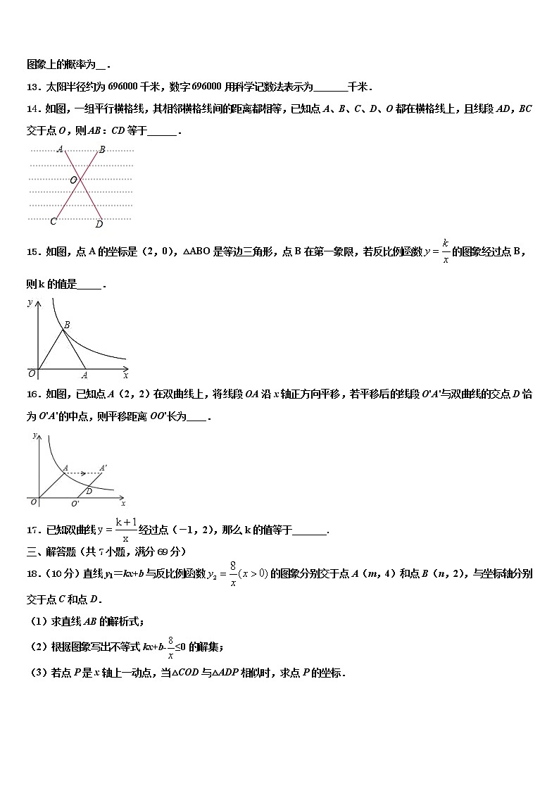 2021-2022学年江苏省淮安市名校中考数学模拟预测试卷含解析03
