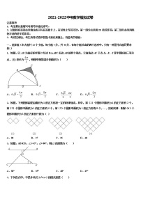 2021-2022学年江苏省徐州市沛县重点达标名校中考数学五模试卷含解析