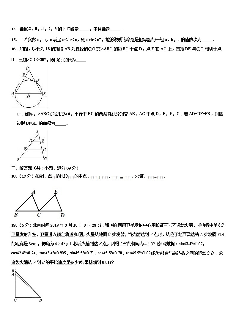 2021-2022学年江苏省扬州市江都实验中学中考数学押题试卷含解析03