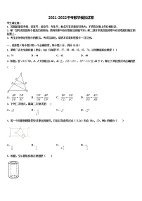 2021-2022学年四川省凉山彝族自治州中考数学猜题卷含解析