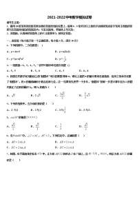 2021-2022学年浙江省绍兴市名校十校联考最后数学试题含解析