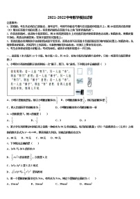 2022届安徽省阜阳市名校中考二模数学试题含解析