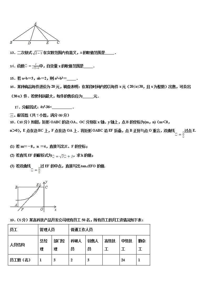 2022届丹东市重点中学中考数学全真模拟试题含解析03