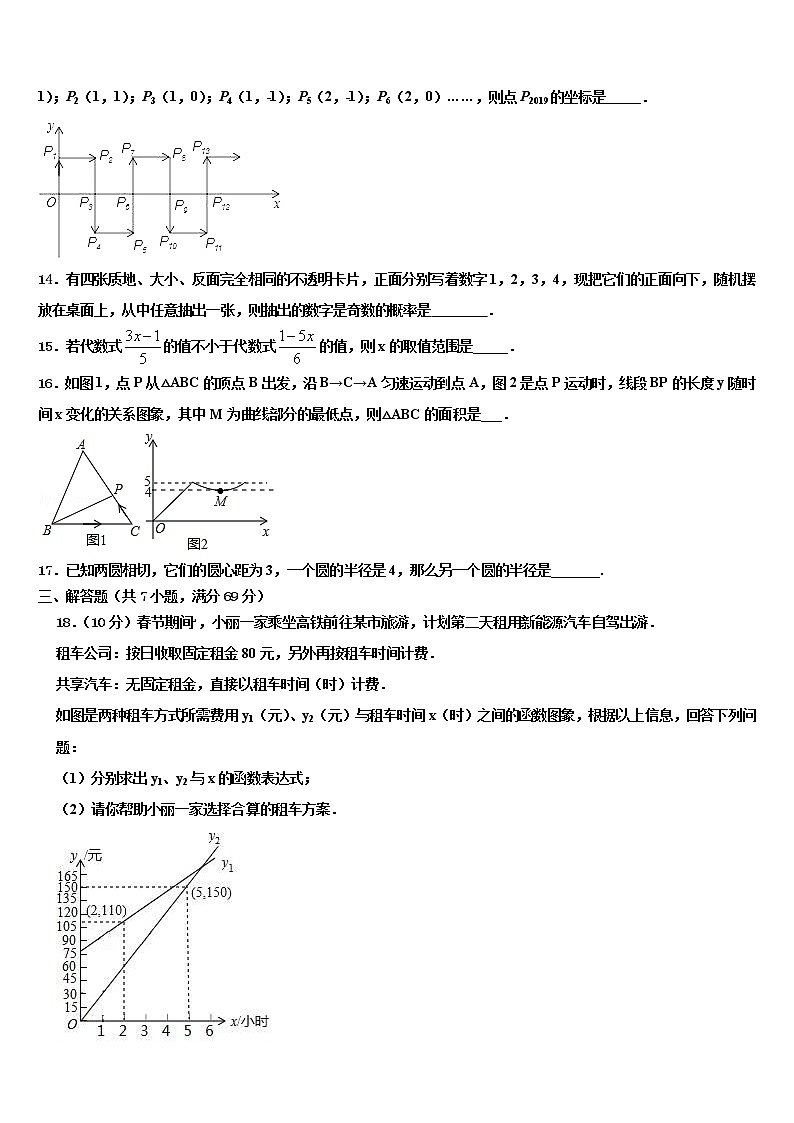 2022届安徽省宿州市埇桥区教育集团重点中学中考适应性考试数学试题含解析第3页
