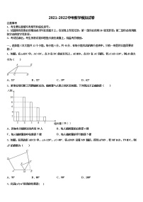 2022届甘肃省高台县中考数学考试模拟冲刺卷含解析