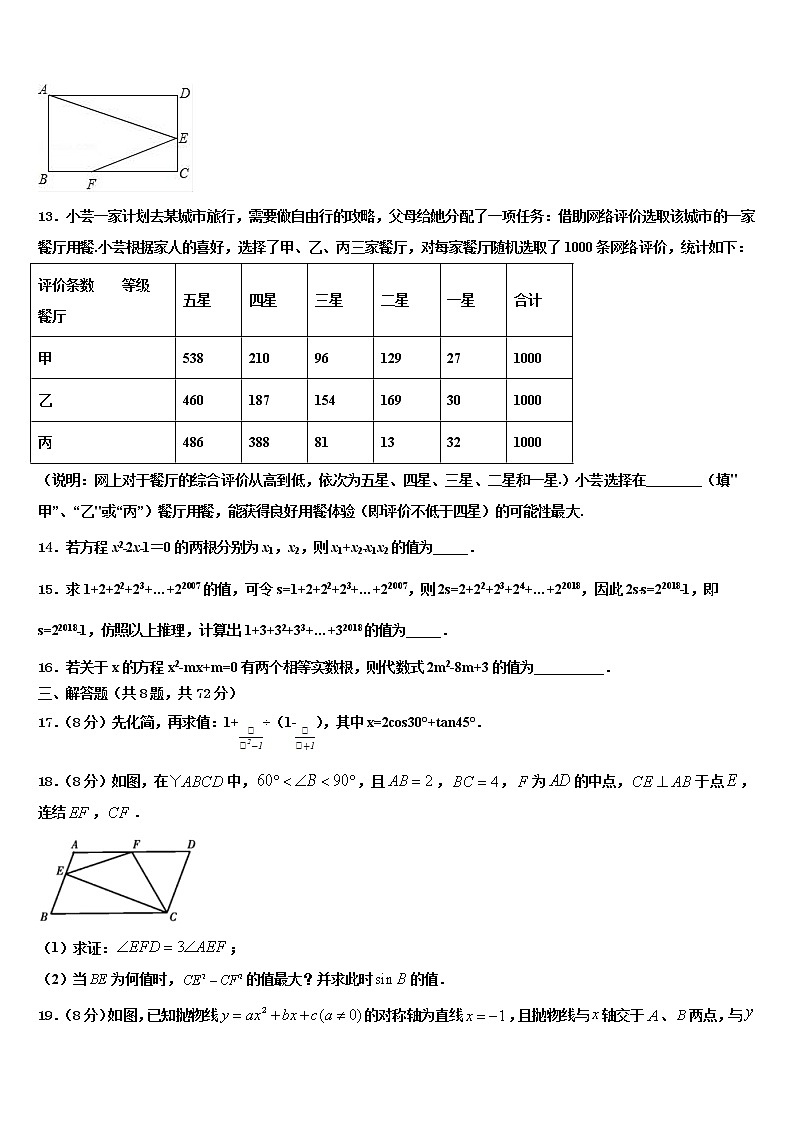 2022届广东省汕头市潮南区中考数学模试卷含解析03