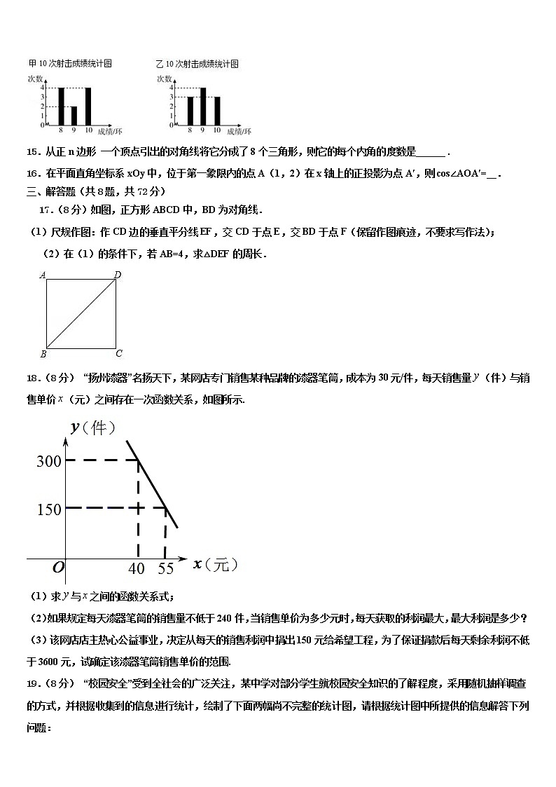 2022届广东省韶关市乐昌市中考联考数学试题含解析第3页
