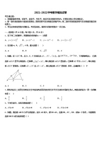 2022届广东省汕头市潮南区司马浦镇中考数学适应性模拟试题含解析