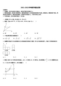 2022届广东省深圳市深圳中学中考数学模拟精编试卷含解析