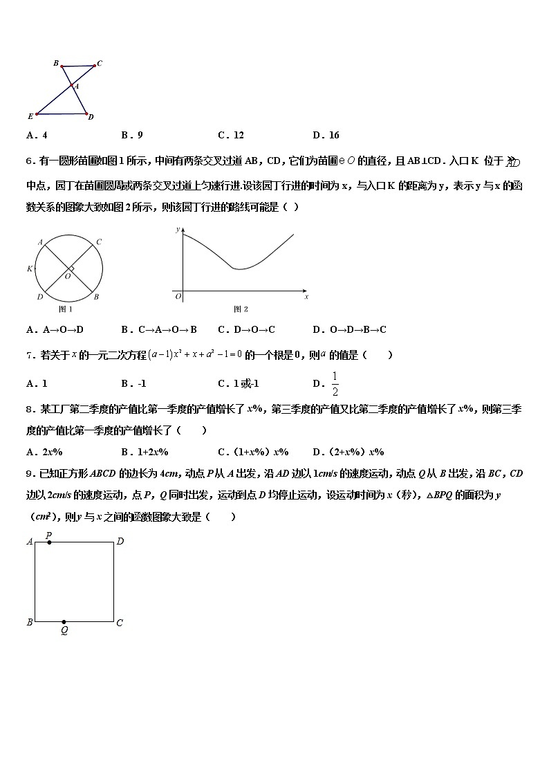 2022届黑龙江省哈尔滨市风华中学中考冲刺卷数学试题含解析第2页